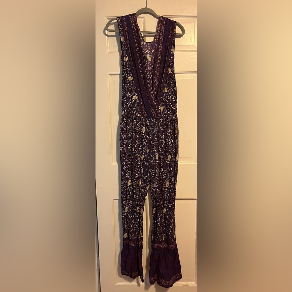 Free People Floral Jumpsuit